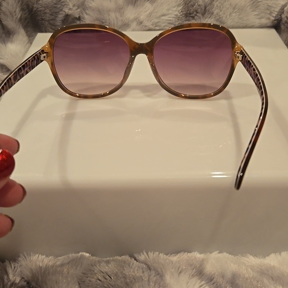 Kate Spade Tamera Havana Round Sunglasses Brand New in Case main image 13